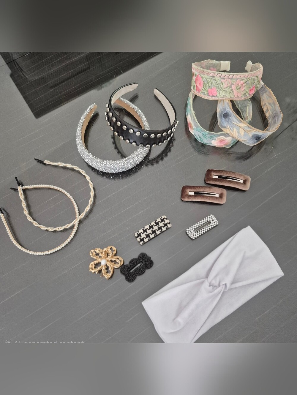 Assorted Hair Accessories BUNDLE! Sparkle Headband Is Very Sparkly! Not Used! - Picture 3 of 5